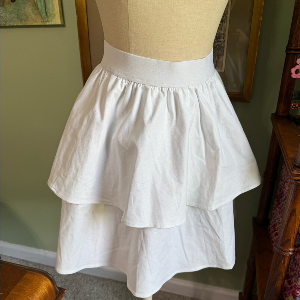 Laura Byrnes California Twill Underskirt Petticoat White